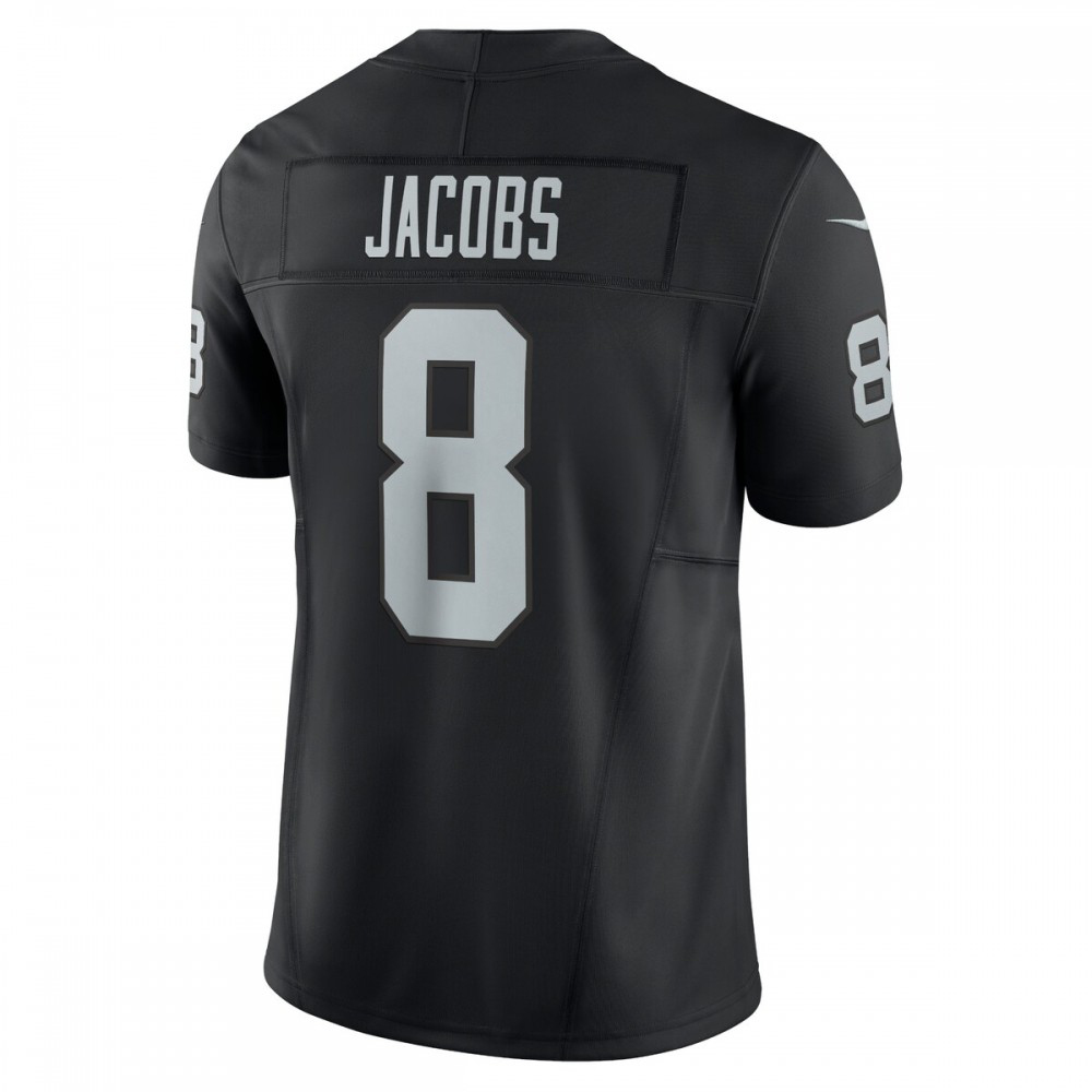 Josh Jacobs Las Vegas Raiders Nike Vapor F.U.S.E. Limited Jersey - Black-GridironStore